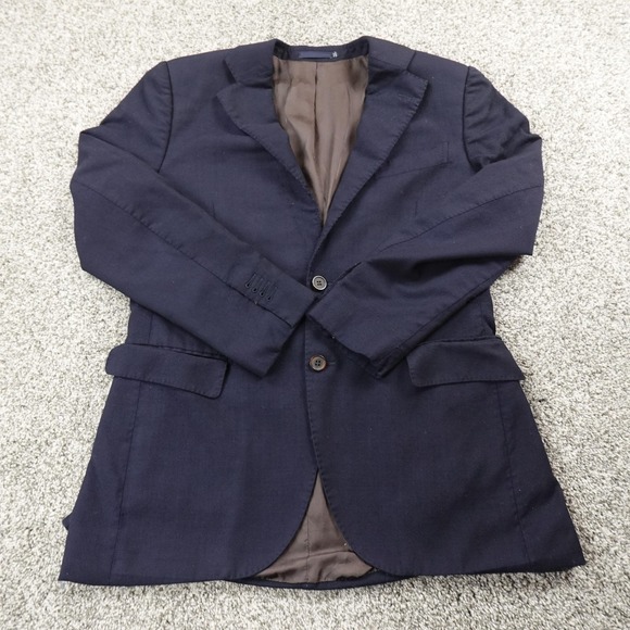 Suitsupply Other - Suitsupply Blazer Mens 40R Blue Lazio Slim Pure Wool Super 110s Reda Jacket Coat